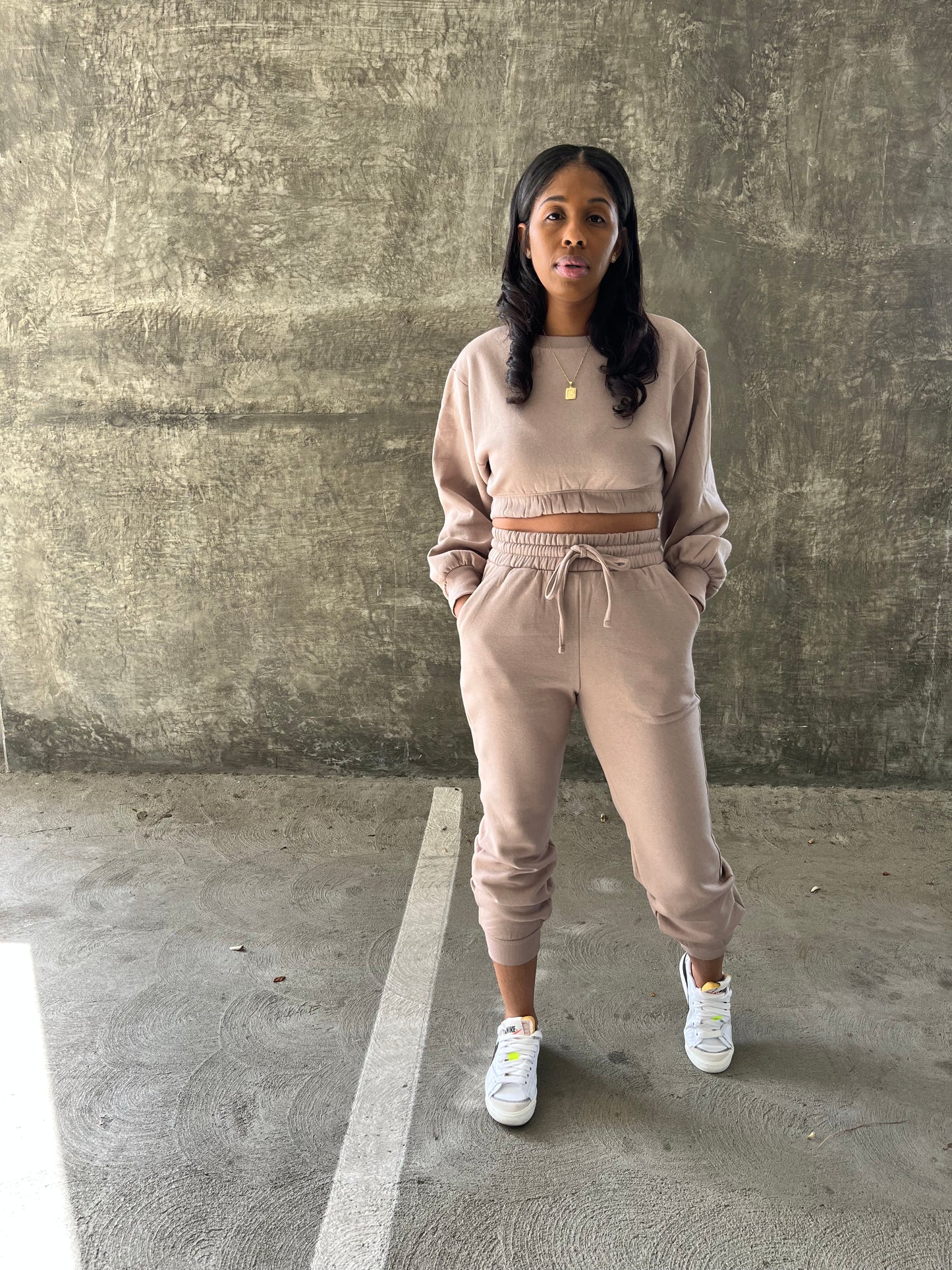 The Weekend Jogger Set | Cappuccino