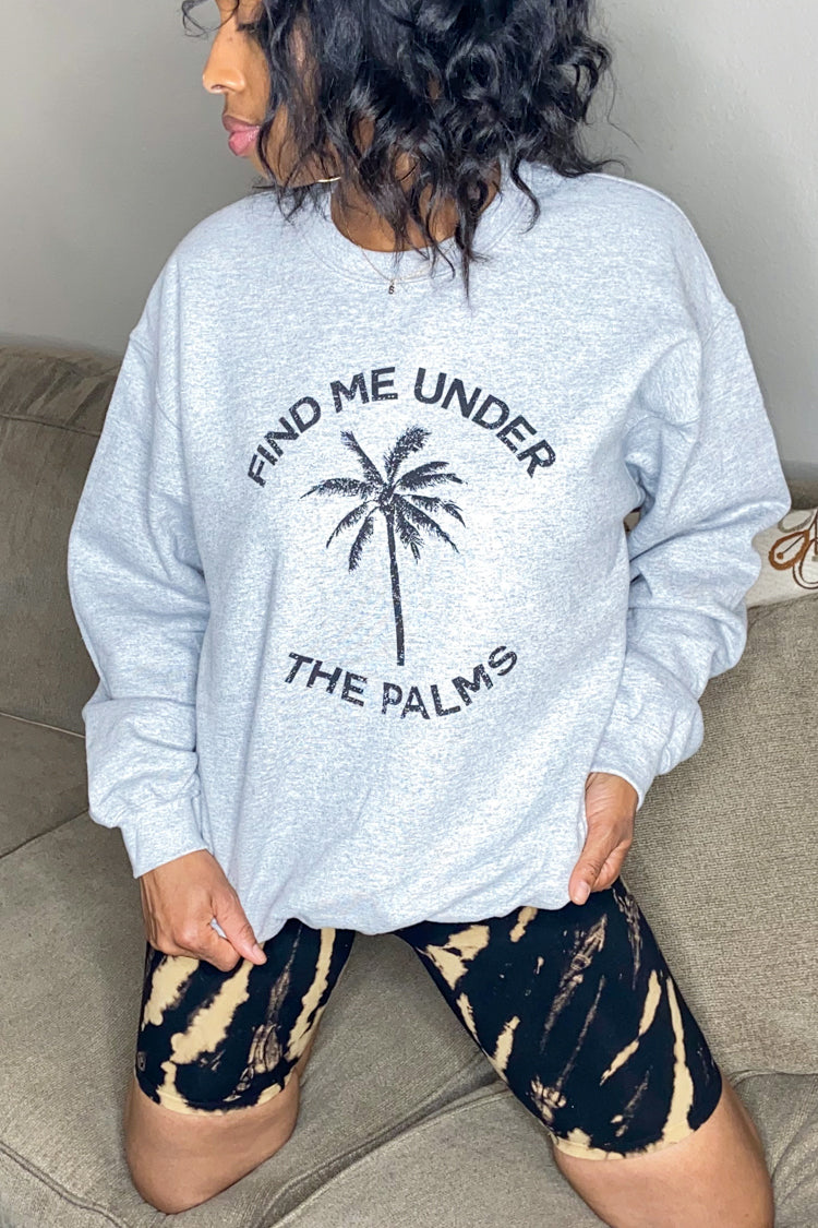 UNDER THE PALMS CREWNECK