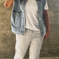 Oversized Denim Vest