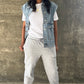 Oversized Denim Vest