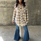 DOWNTOWN FLANNEL TOP