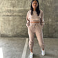 The Weekend Jogger Set | Cappuccino
