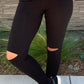 REBEL BLACK LEGGINGS