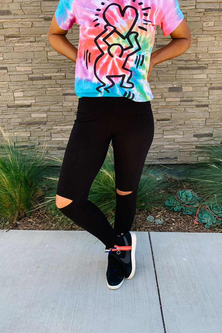 REBEL BLACK LEGGINGS